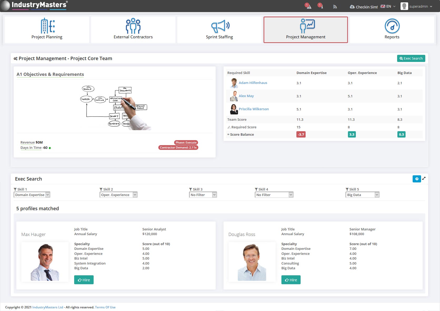 HR Management Simulation