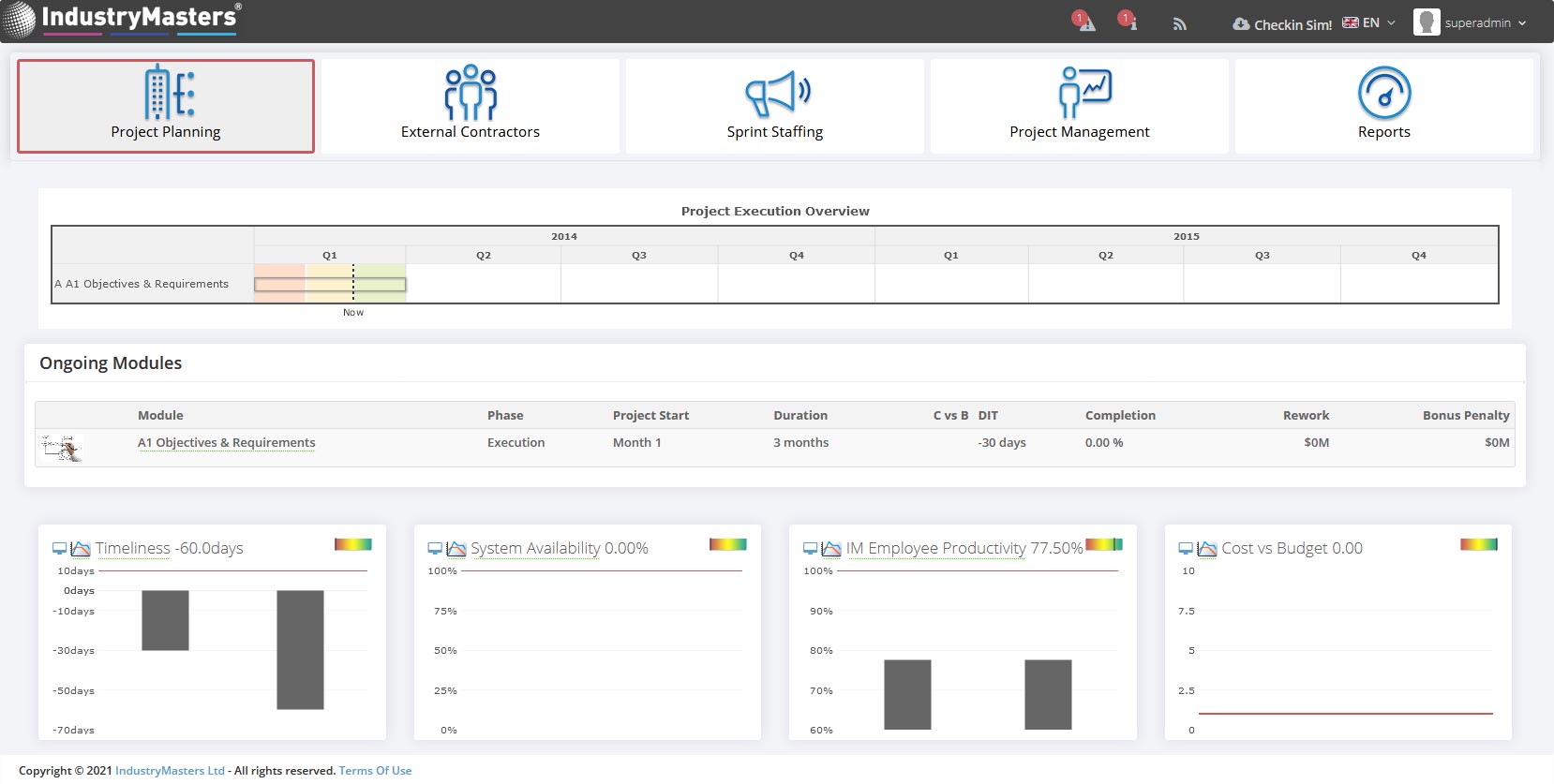 Project Management Simulation